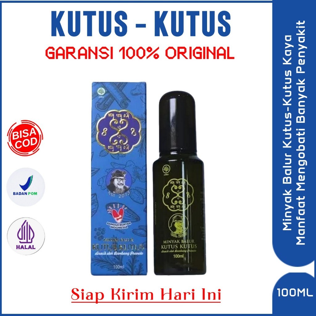 Minyak Kutus Kutus Original 100% Bali Minyak Balur Pijat Kutus2 Official Store Asli Sanga Sanga