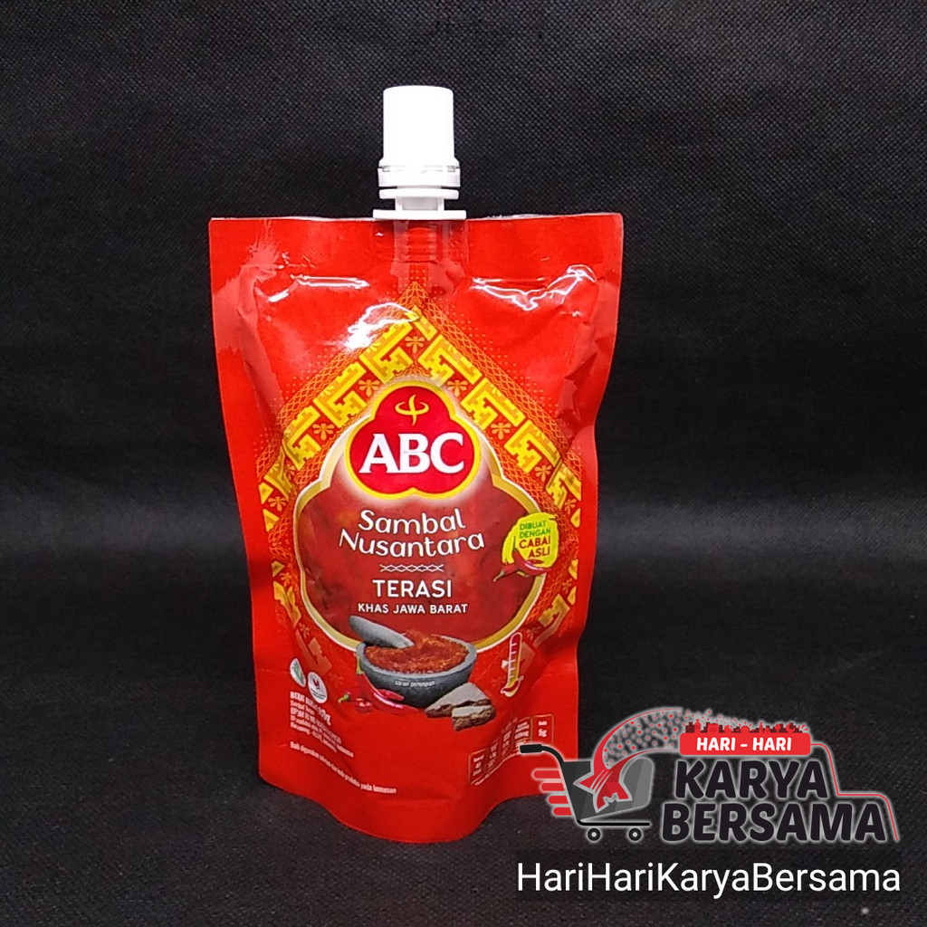 

BAHAN MASAK ABC TERASI SAMBAL NUSANTARA POUCH 180GR