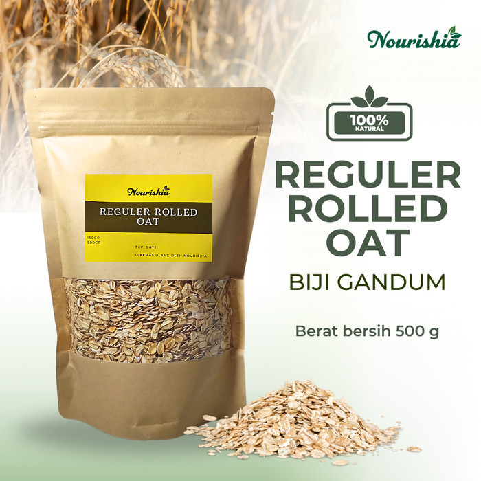 

Reguler rolled oat 500gr / oatmeal