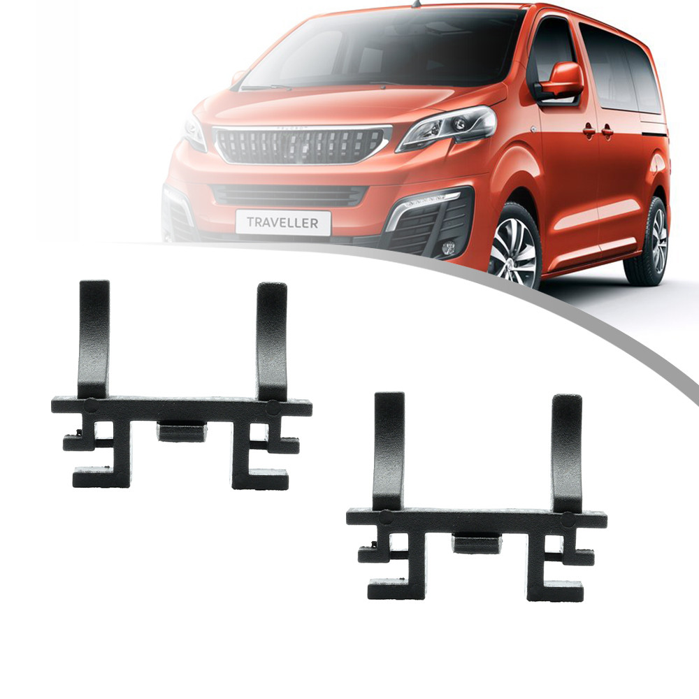 2Pcs H7 Led Headlamp Socket Bulb Cap Mount Ring Headlight Bulb Base Adapter Holder For Peugeot Trave