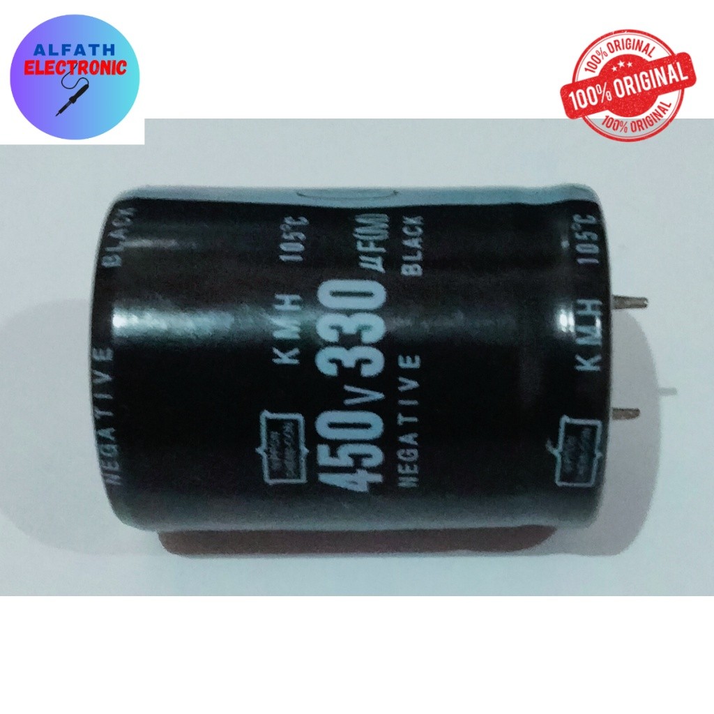 KAPASITOR ELCO ELKO 330UF 330 UF 450V 450 VOLT NIPPON CHEMICON