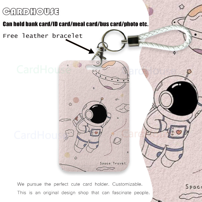 

( CardHouse ) INS ID CARD HOLDER Astronot LT108 Tempat Kartu Photocard Photo Card Kartun Aesthetic