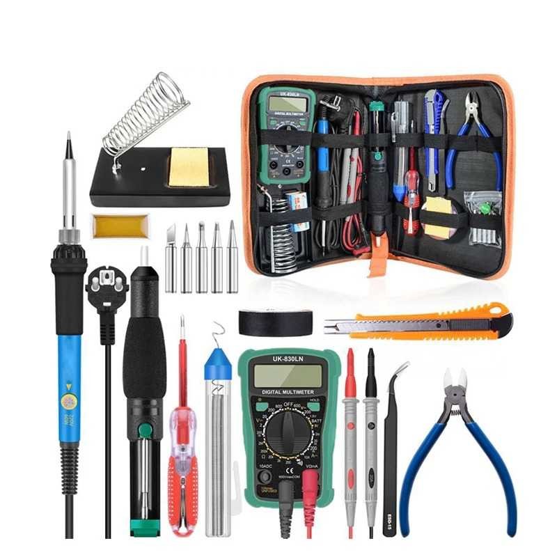 

Taffware Solder Tool Kit 18in1 Multimeter Testpen Stand Holder 60W - TW-60