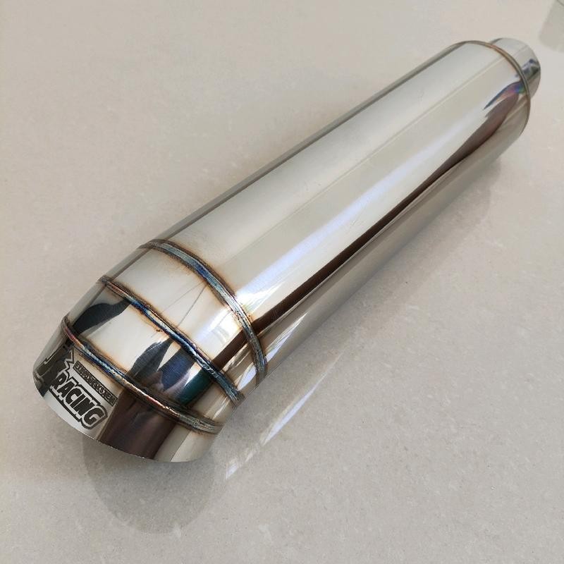 Knalpot Mobil Tailpipe Cumi Darat Titanium untuk Mobil Diesel Laser Marking Motorcycle Peredam