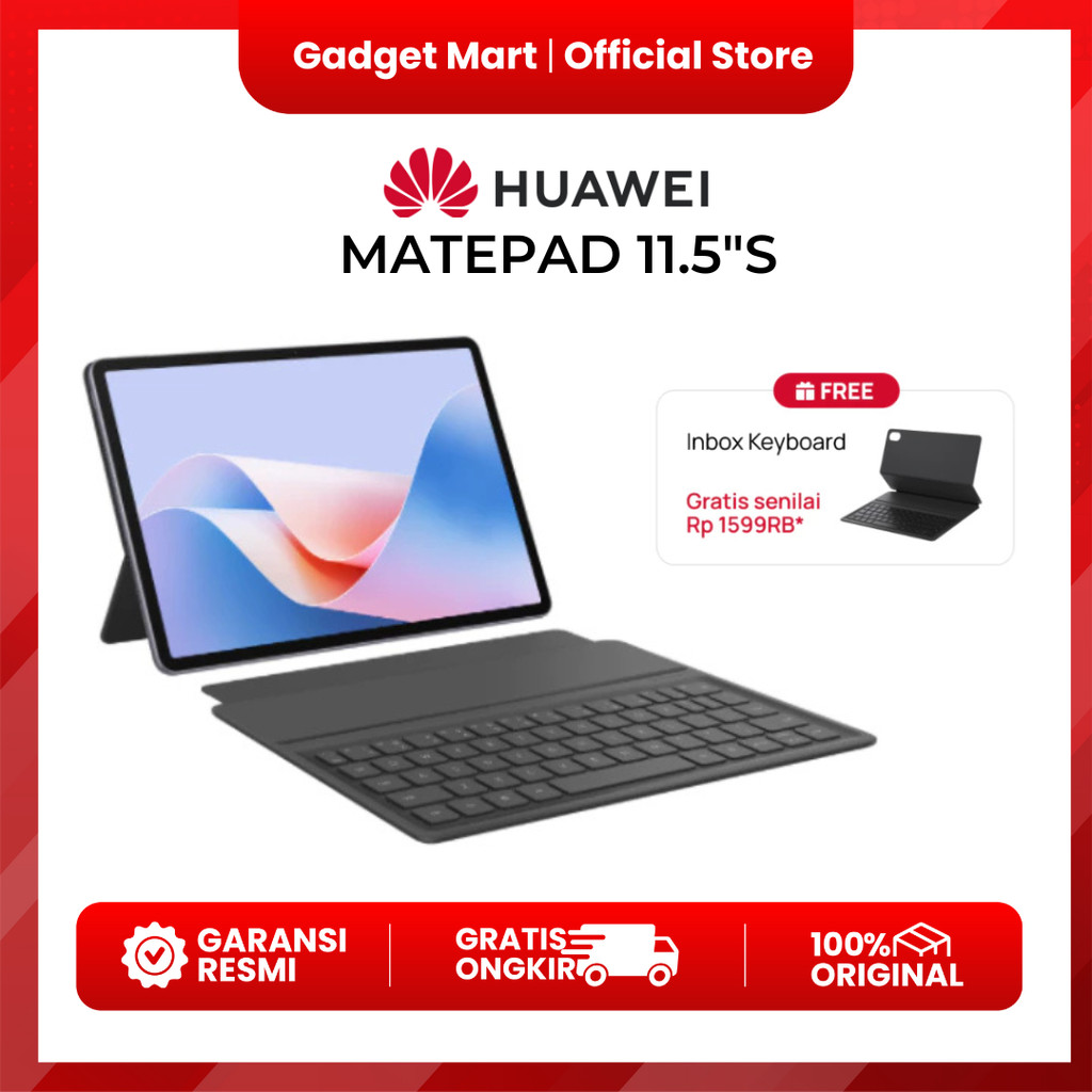 HUAWEI MatePad 11.5"S PaperMatte Edition Tablet 8+256GB | NearLink Accessories | - Garansi Resmi