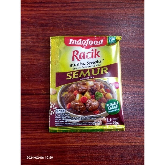 

NEW ITEM INDOFOOD BUMBU RACIK SEMUR 50G BAHAN MASAK