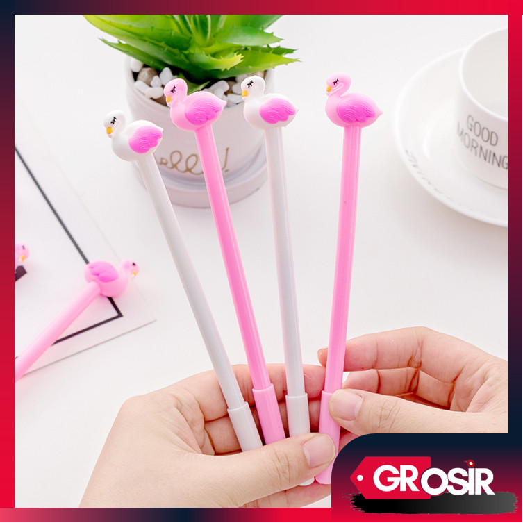 

Grosir - S5616 Pena Karakter Flaminggo / Pulpen Angsa Gel Cair / Stationary Alat Tulis / Pena 3D Karakter Flaminggo Lucu / Alat Tulis