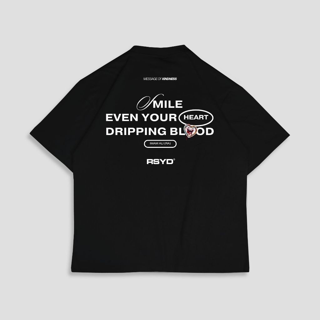 RSYD Smile  Oversized 20s - Kaos 20s Kaos Dakwah Kaos Oversized 20s Cotton Combed 20s