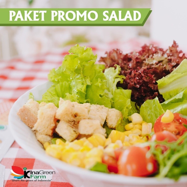 

Inagreen Farm Bandung Paket Promo Salad Kewpie