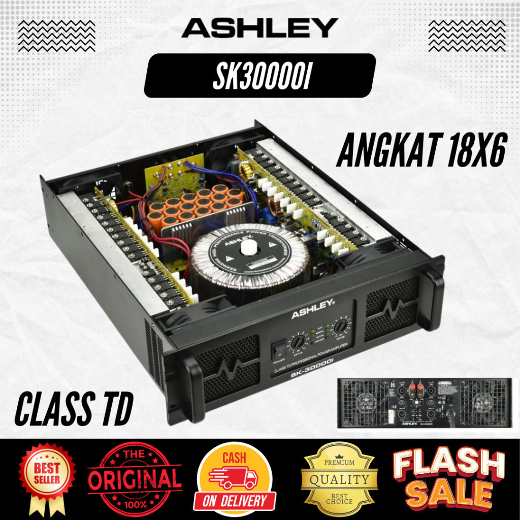 Power Amplifier Ashley SK30000i Class TD