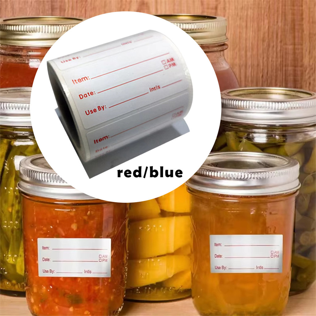 

500pcs/Roll Label Expired Date sticker Tanggal Kadaluwarsa Food Botol Bumbu Tahan Air Penyimpanan Stiker