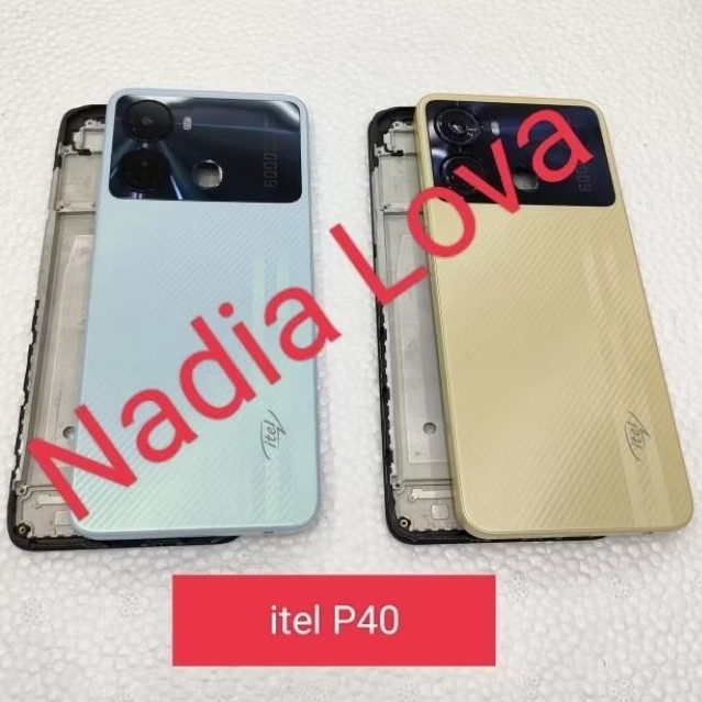Itel P40 Kesing Casing Kesing  Backdoor+Frame Itel P40