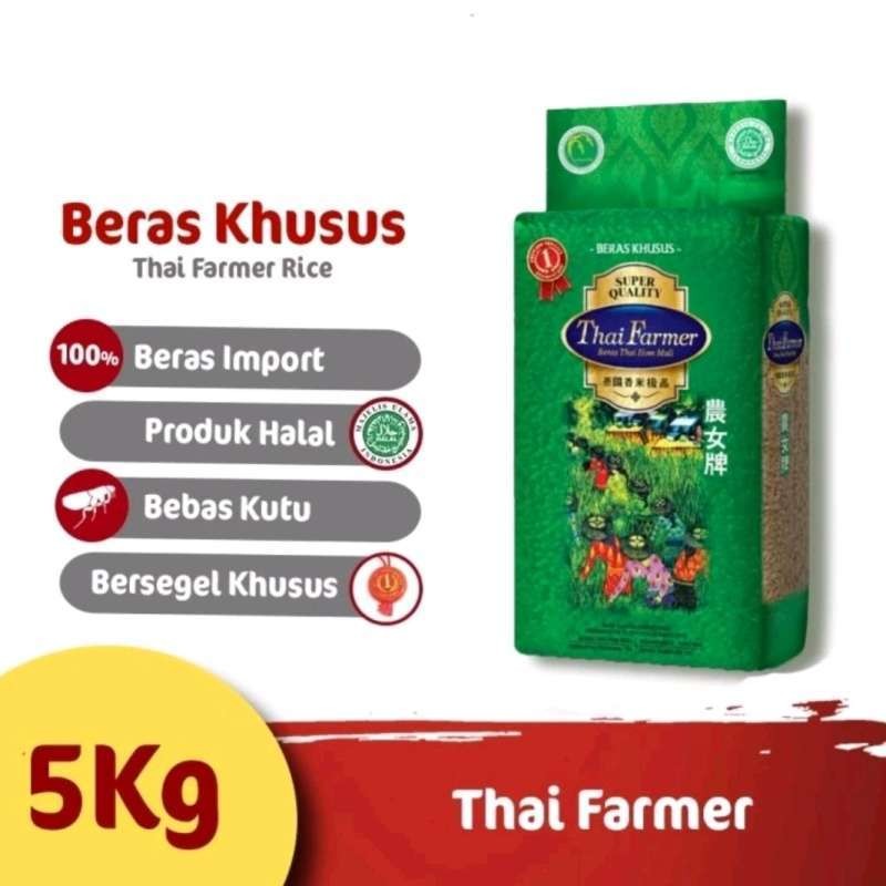 

Kokoku Beras Thai Farmer Thai Hom Mali 5 kg
