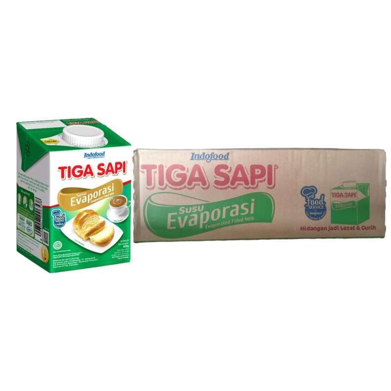 

TIGA SAPI Susu Evaporasi 1 Karton (12 x 500gr)