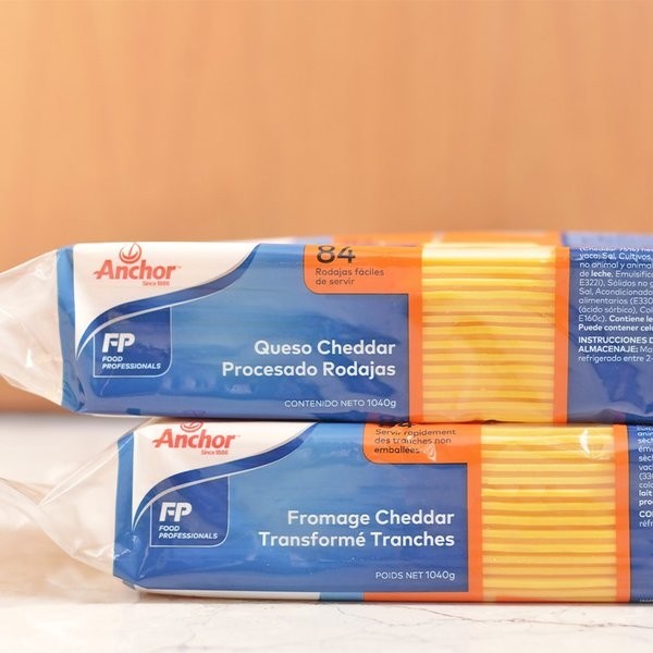 

Anchor QS 84 slice / Red cheddar slice melt - 28 slice