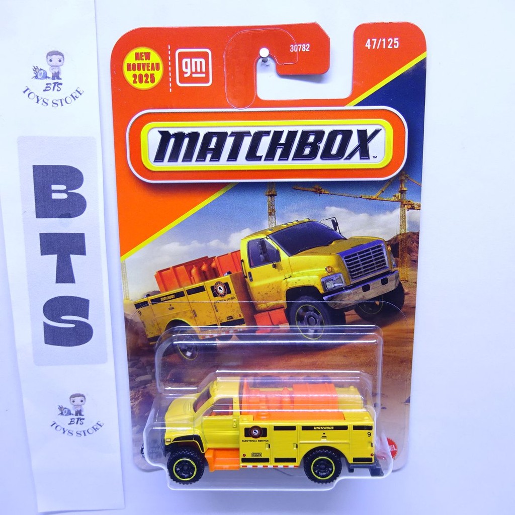 Matchbox GMC 3500 Utility Truck Kuning