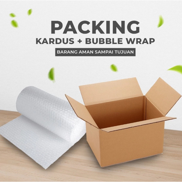 

TAMBAHAN PACKING BUBBLE WRAP DAN DUS