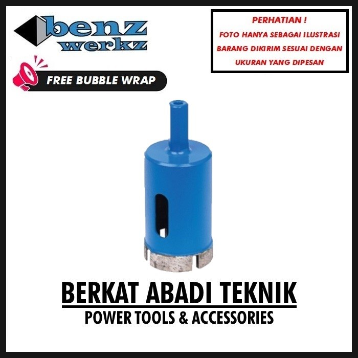 BENZ Diamond Core Bit 19mm TCT Mata Bor Granit Keramik Marble Marmer
