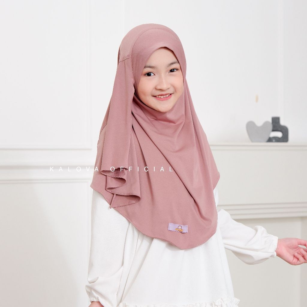 Hijab Pashmina Instan Anak SD Jilbab Pashmina Anak Talita Size M