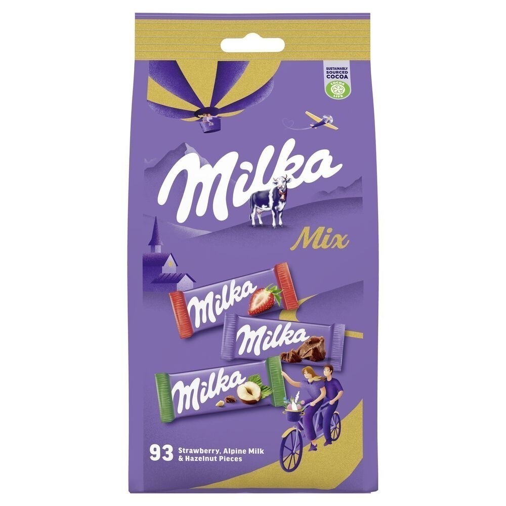 

MILKA Mix Naps Chocolate Bag 450gram asal Eropa