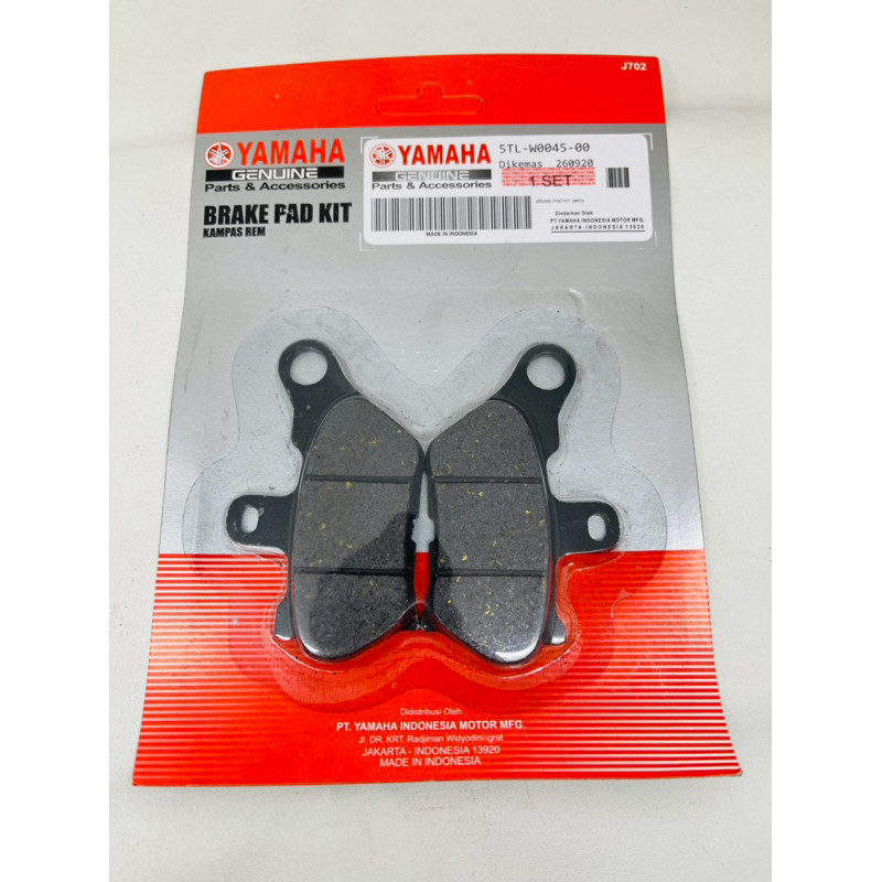 Discpad Mio kampas rem cakram depan mio 5TL Kampas rem Cakram