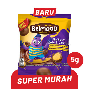 

Belmood Biskuit Salut Coklat 5g Isi 12 Renceng Enak Cokelat Camilan Renyah Snack