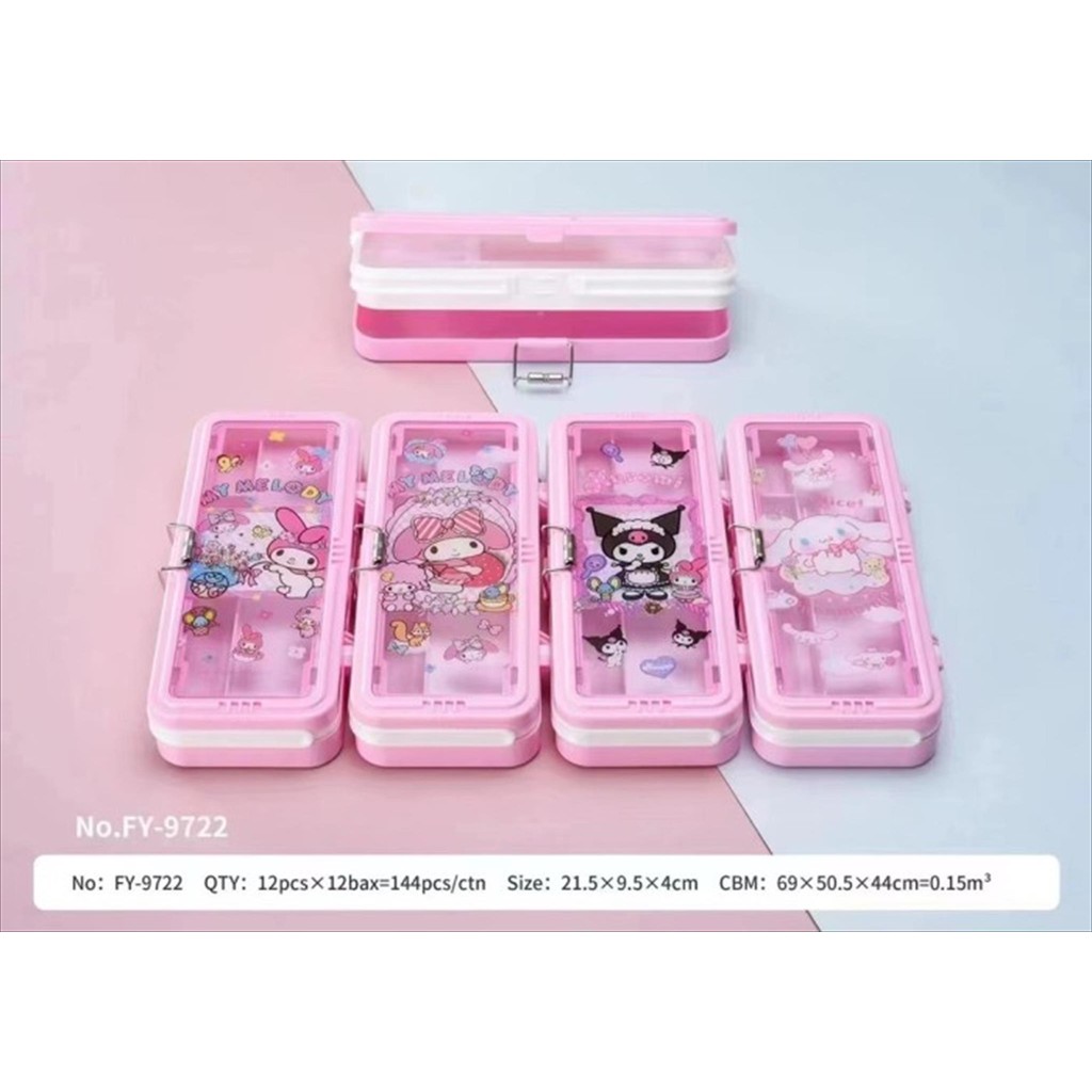 

(C)PENCIL CASE PLASTIK FY-9722 PENSIL CASE