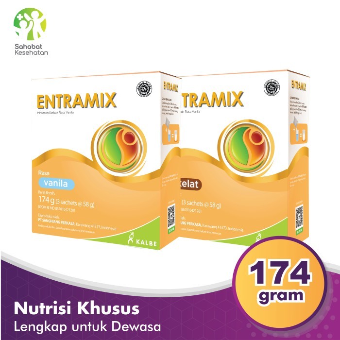 

[PROMO]Best Seller Bundle 2 Box Entramix - Nutrisi Lengkap Dewasa - Coklat