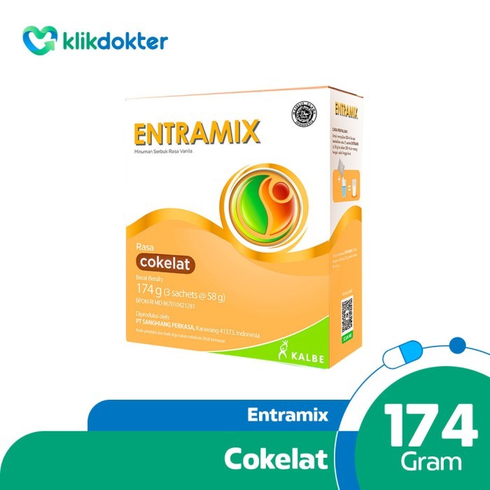 

[[PROMO]]BEST SELLER Entramix Coklat 174gr - Nutrisi Seimbang Khusus Dewasa