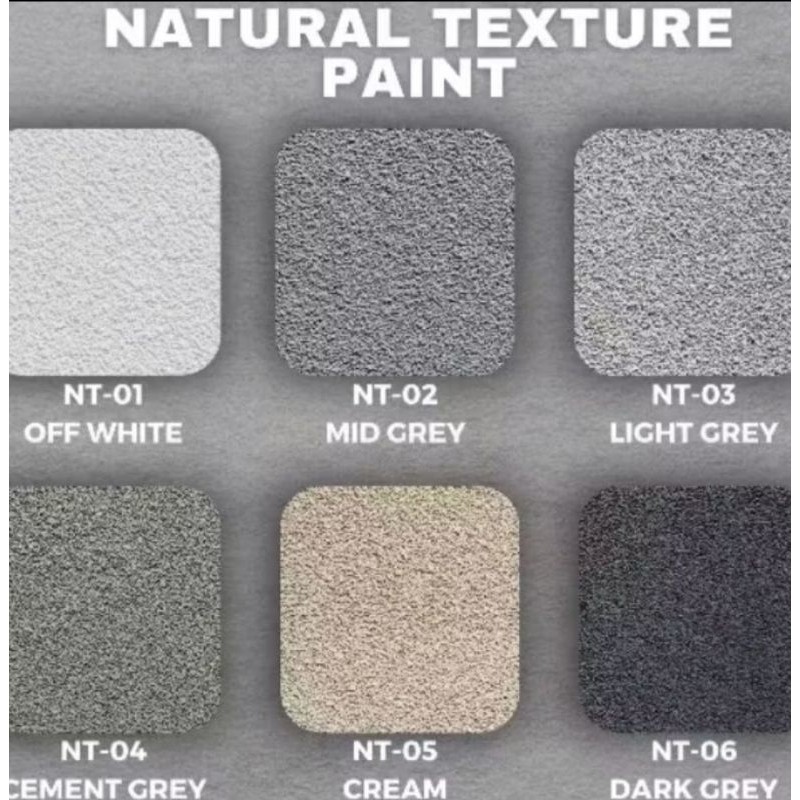 Natural Texture Paint - Cat Tekstur Kamprot Motif Batu Alam - 25kg
