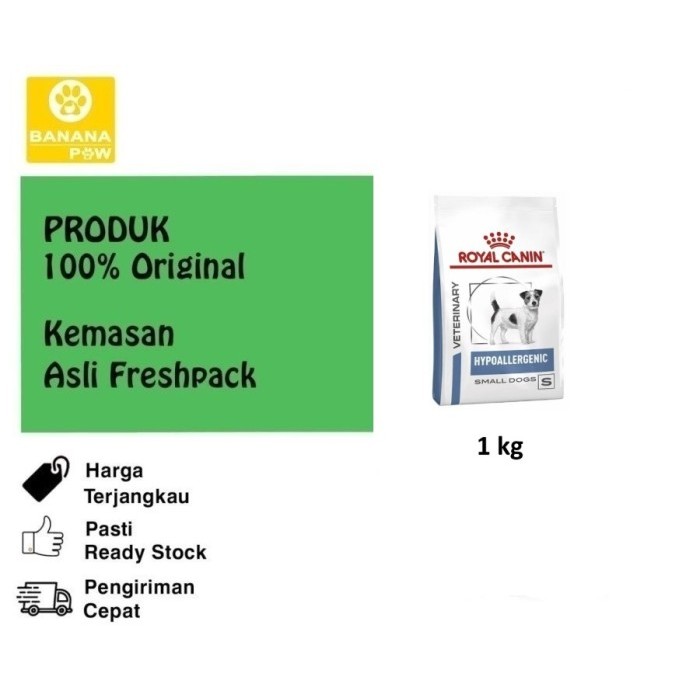 Dog Food Royal Canin Hypoallergenic Small Dog 1Kg