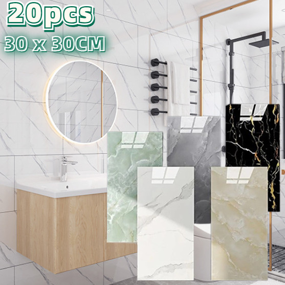10/20PCS Lantai Vinyl Keramik Marbel Granit 30 X 30CM / Lantai Vinyl Marbel Granit Stiker Lemari Cab