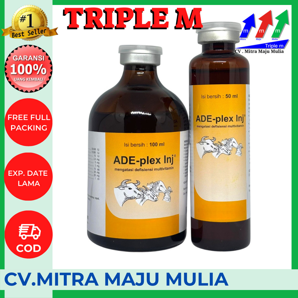 Ade Plex Medion 100Ml Vitamin Ade Dan B Complex Lengkap