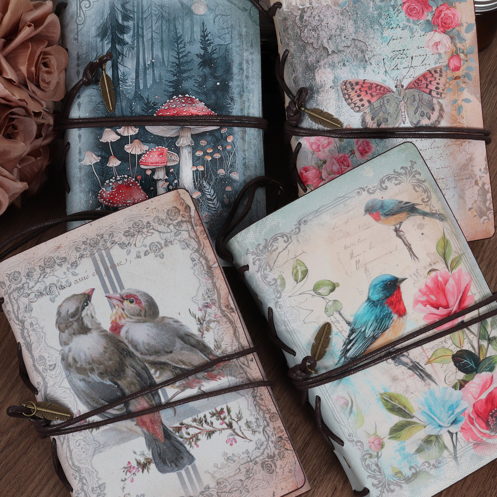 

JAIIMAN 1pc Vintage Waterproof Cowhide Writable Storage Notebook with 2 Stickers,for Journal Supplies, Arts & Crafts, Scrapbook