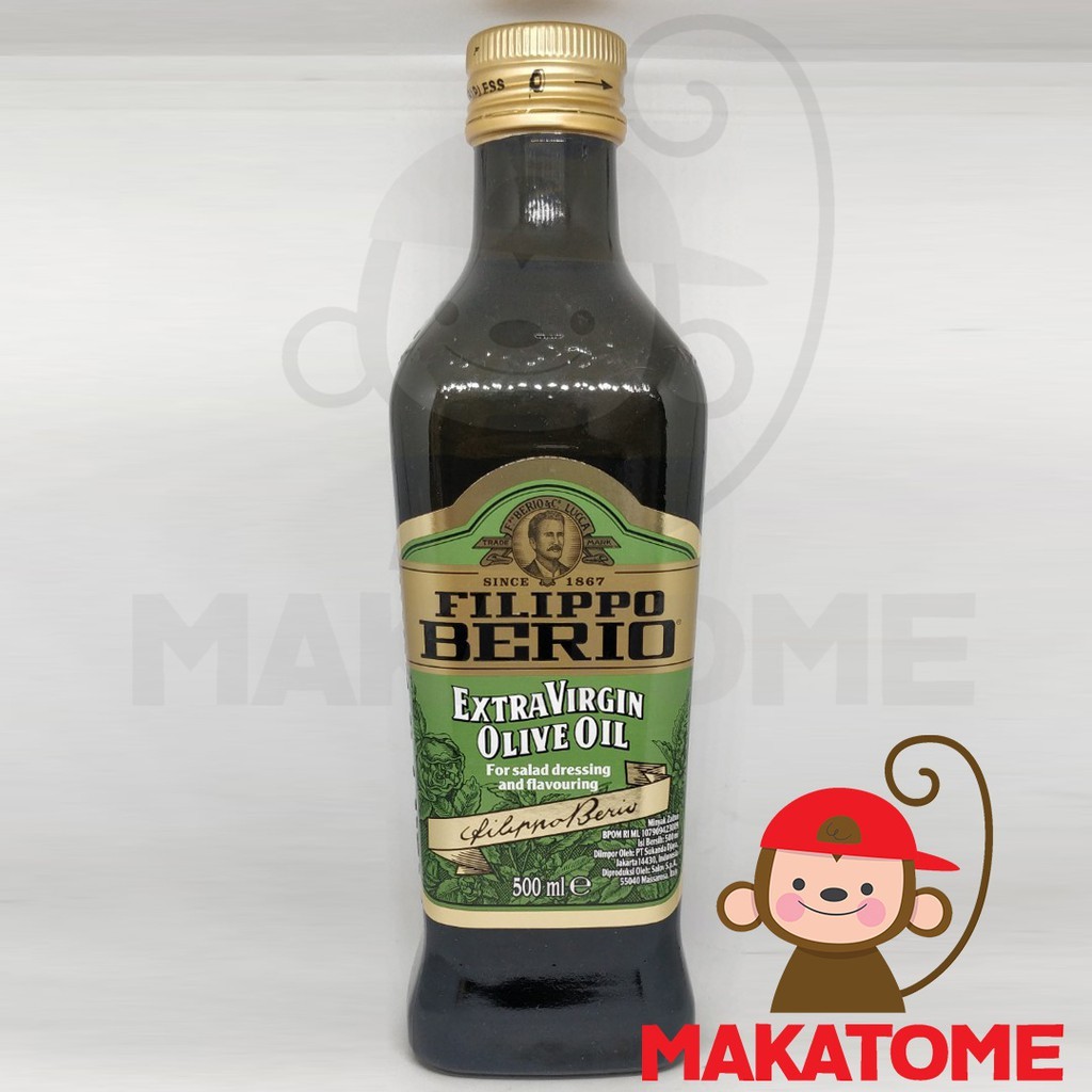 

Filippo Berio Olive Oil Extra Virgin 500ml minyak zaitun 500 ml filipo MPASI EVOO