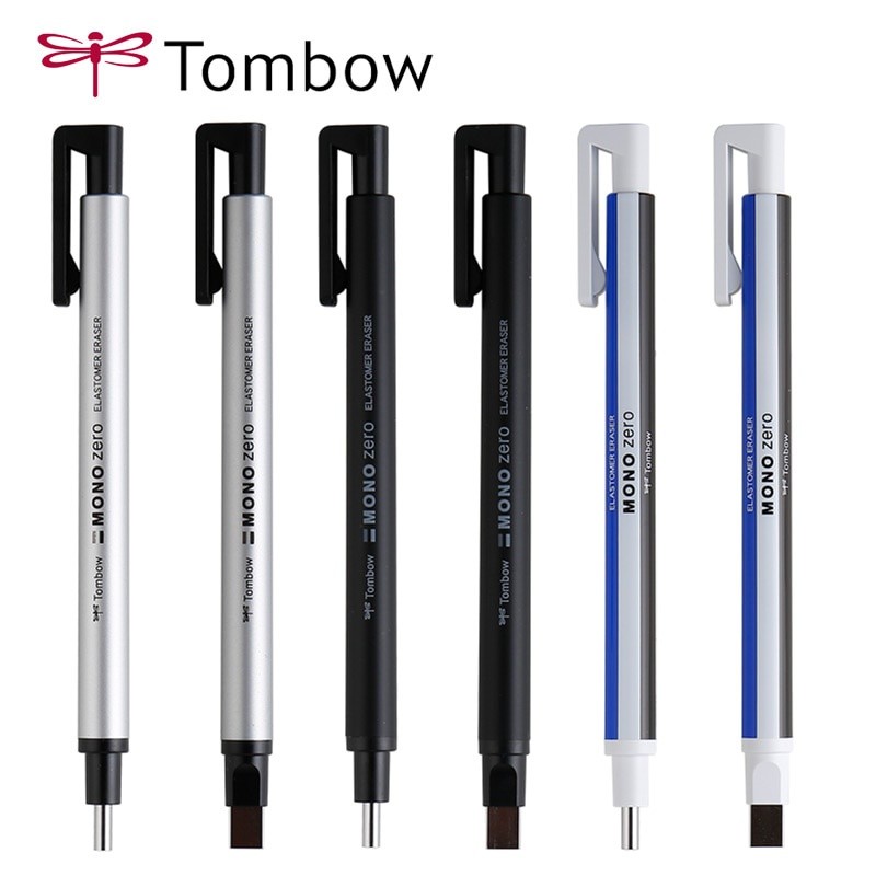 

Tombow Mono Zero Eraser Mechanical Rubber Refillable Pen Press Type Sketching Drawing Correction Children's Erasers Art Supplies
