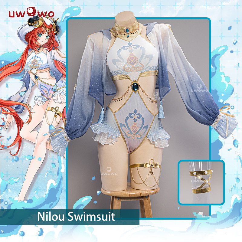 LAST BATCH UWOWO Genshin Impact Nilou Cosplay Costume Exclusive Swimsuit Nilou Yae Yelan Keqing Swim