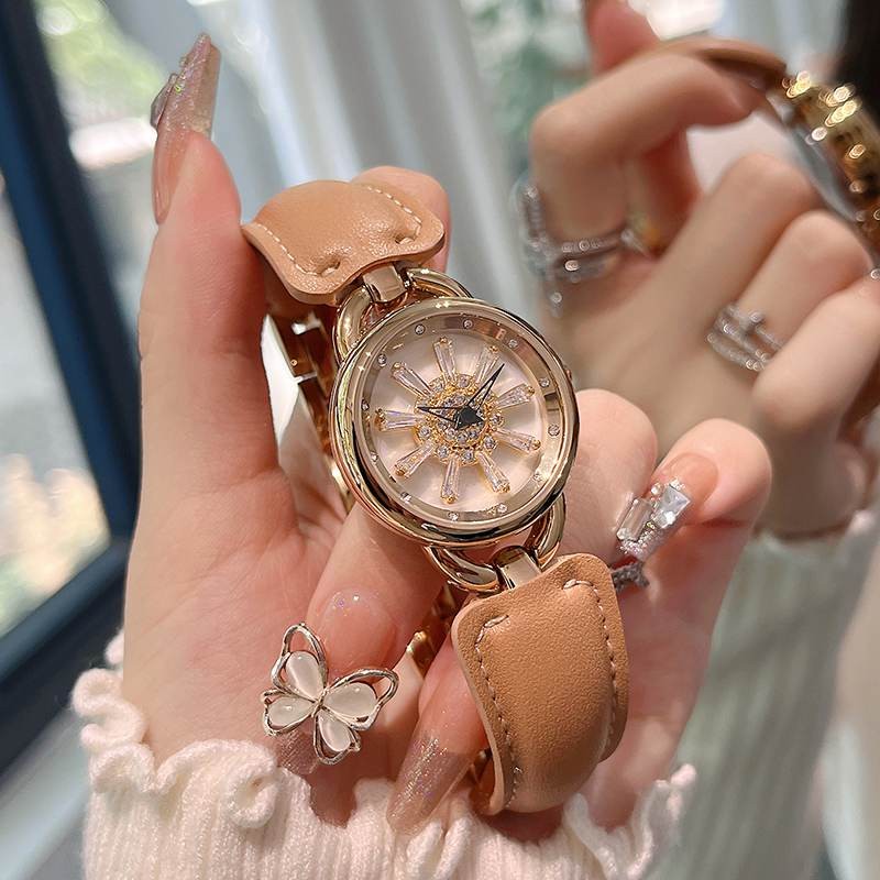 Jam Tangan Wanita Ladies watch women, high-end sense trend exquisite retro light luxury bracelet qua