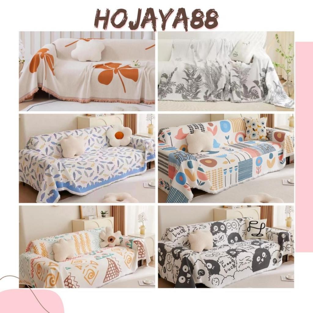 ABOLAILSHOP  Selimut Sofa / Cover Sofa / Sarung Sofa / Selimut Estetik
