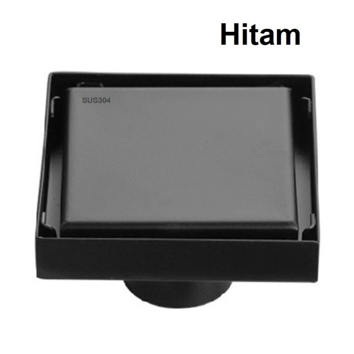 

Floor drain Stainless Anti Serangga Banjir Kecoa Got Kamar Mandi Bau - Hitam