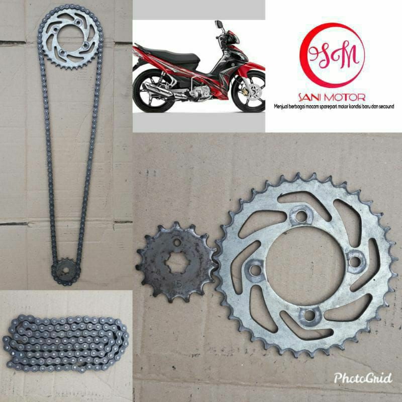 gear set Jupiter Z1 Jupiter robot original satu set kondisi 90%