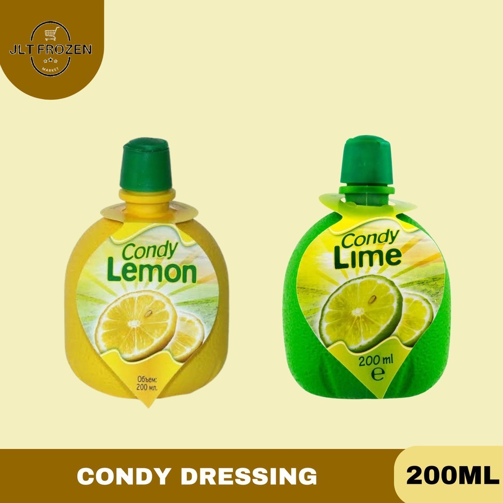 

Condy LEMON 200ml Italy / Saus Buah / Dressing / Rasa Lemon Untuk Minuman - Salad / Jeruk Nipis / Condy Lemon / Condy Lime