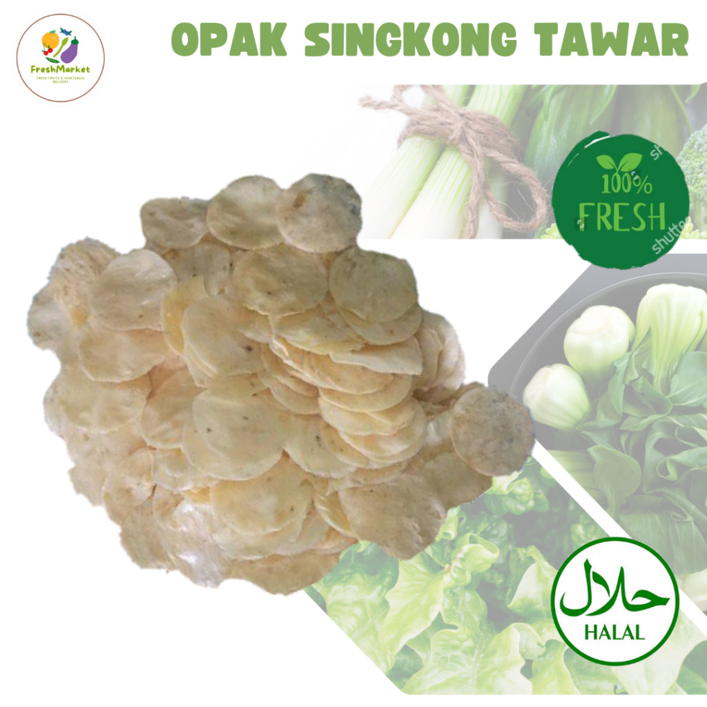 

Opak Singkong Tawar Kecil Kerupuk Mentah 1 Kg Sayurinstant