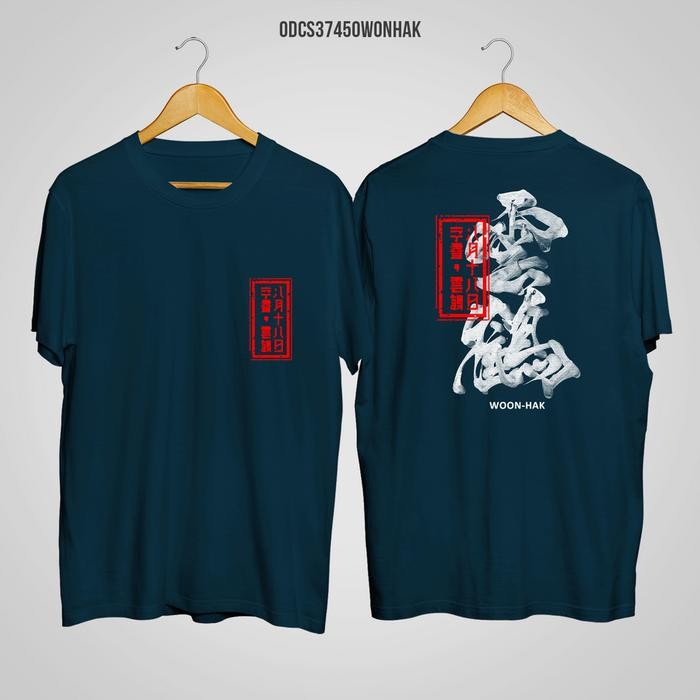 BIG SALE Kaos Jumbo Pria xl xxl xxxl Big Size 5xl 6xl 7xl Gambar Depan Belakang - Biru itb, M