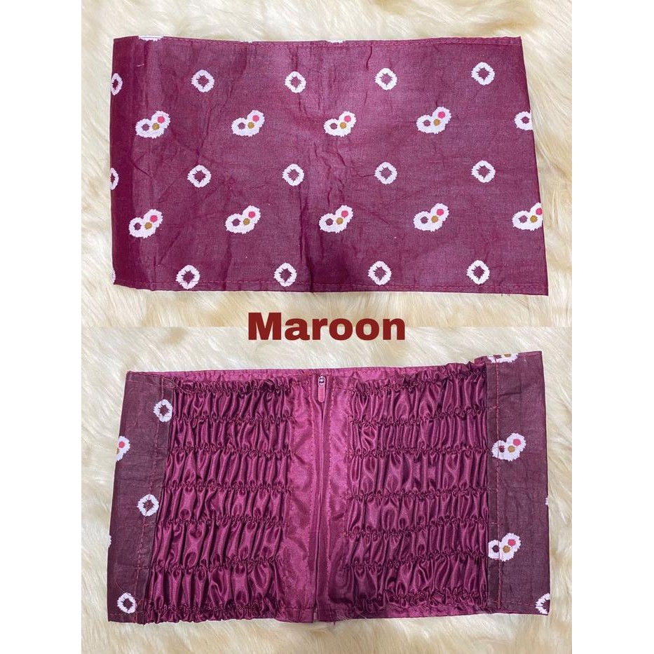 

Angkin Jumputan Kebaya Instan / Obi Kebaya - Grey