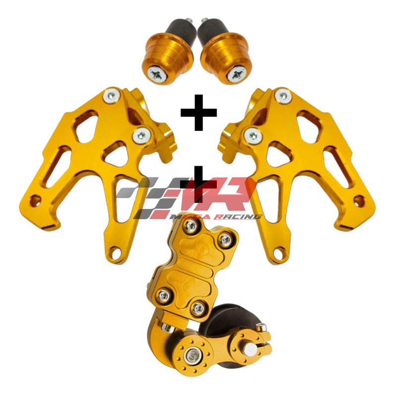 Paket Variasi Motor Stabilizer Rantai + Standhook Stelan Rantai Jalu Stang Motor Fu Sonic Vixion Mx