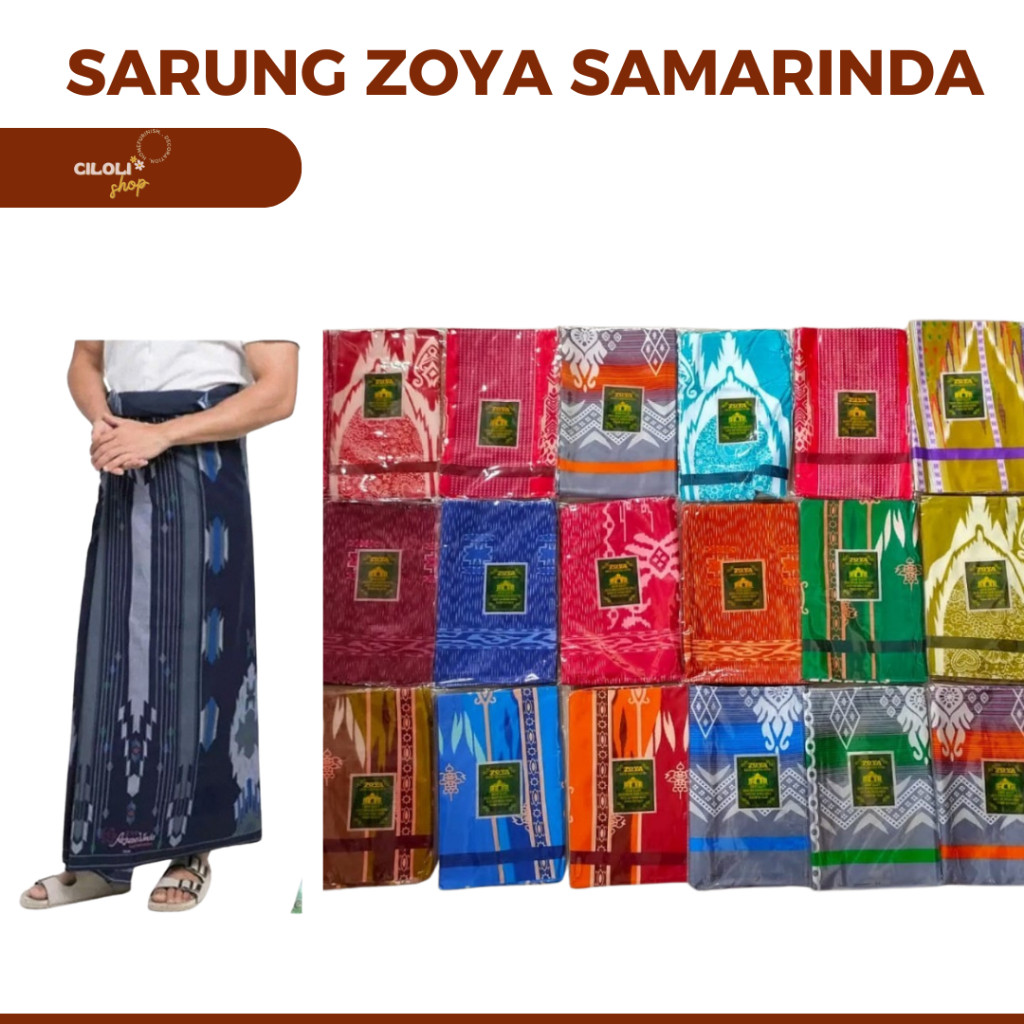 SARUNG ZOYA SAMARINDA TENUN SHOLAT ZOYA / SARUNG SHOLAT DEWASA / SARUNG SHOLAT SANTRI / SARUNG SANTR