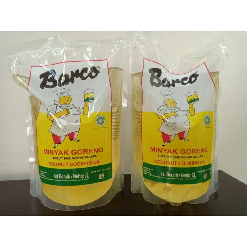 

Minyak Goreng Kelapa Barco 2 liter lt / Barco 2 liter