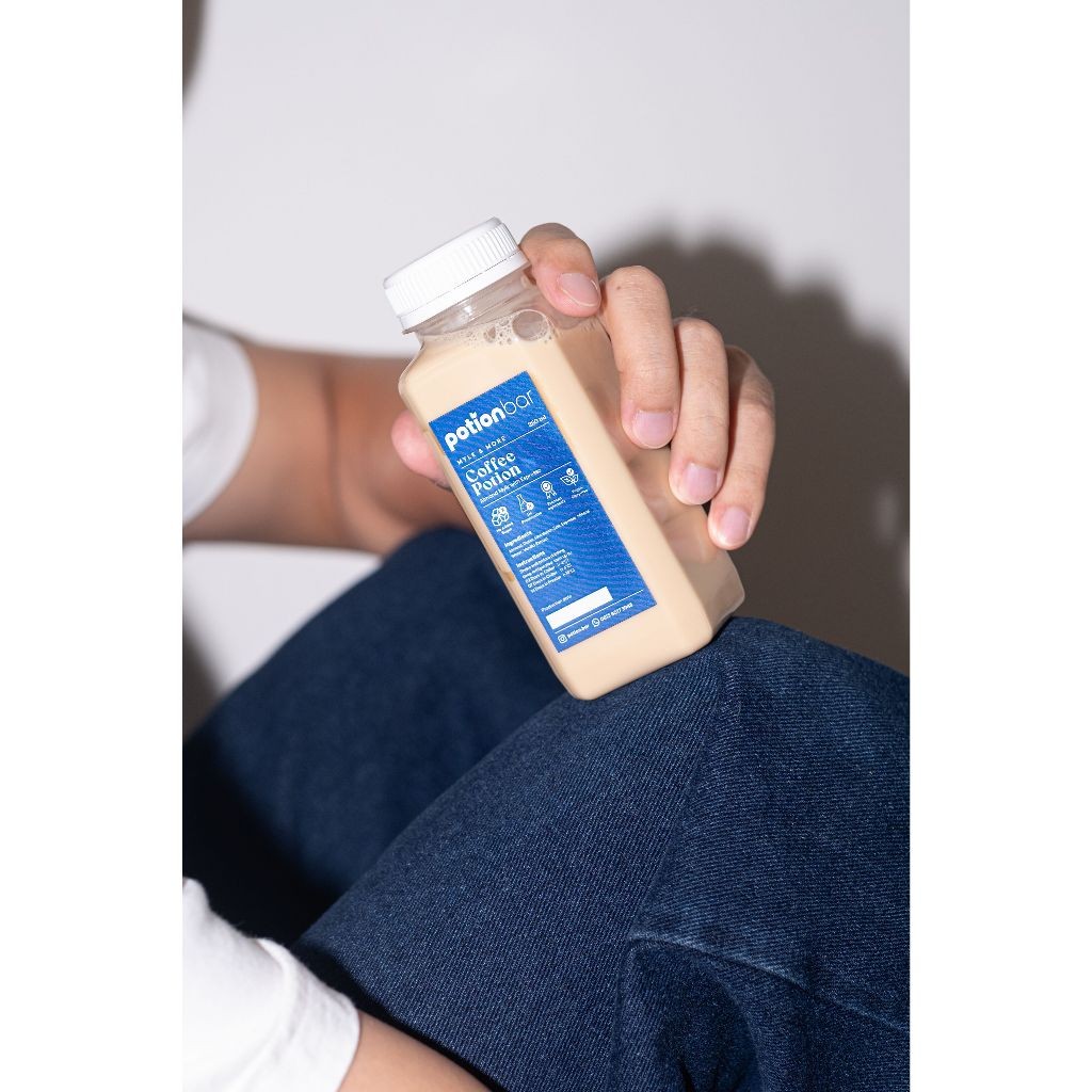 

Coffee Potion - Kopi Susu Almond Milk Arabika Espresso Diet Low Calorie Rendah Kalori