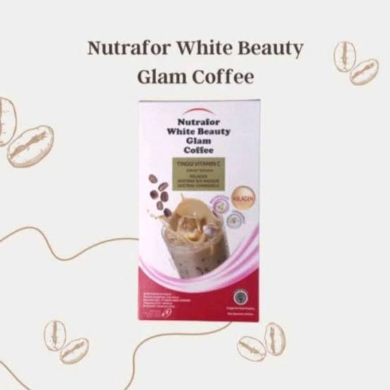 

Kopi Kolagen Nutrafor White Beauty Glam Coffee Box 5 Sachet/Kopi kolagen BPOM/Kopi Kolagen Dan Glutathion